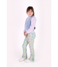 B.Nosy girls flared pants Pepper
