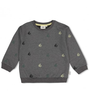 Sturdy Sweater met borduursels relaxed fit - Fix It