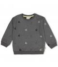 Sturdy Sweater met borduursels relaxed fit - Fix It