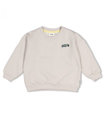 Sturdy Sweater met backprint oversized - Fix It