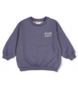 Sturdy Sweater met backprint oversized - Rock the Earth