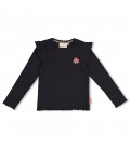 Jubel Longsleeve rib - Moon Flowers