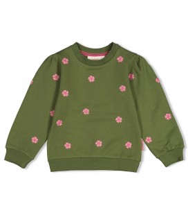 Jubel Sweater met borduursels - Moon Flowers