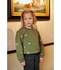Jubel Sweater met borduursels - Moon Flowers