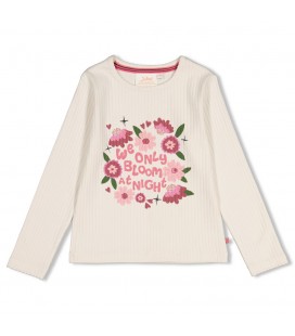 Jubel Longsleeve rib - Moon Flowers