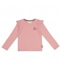 Jubel Longsleeve rib - Moon Flowers