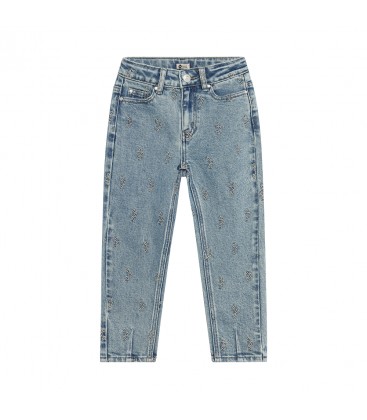 Daily7 Denim Mom Fit Embroidery