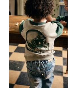 Daily7 Oversized Sweater Print