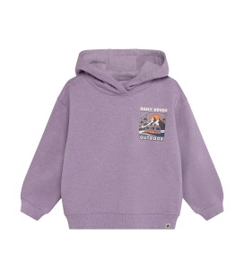 Daily7 Oversized Hoodie Chest Print