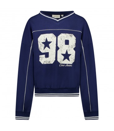 Carsjeans NAIDA V-neck SW Navy