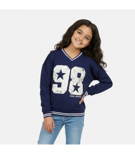 Carsjeans NAIDA V-neck SW Navy