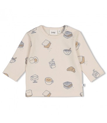 Feetje Longsleeve AOP - Breakfast Buddy