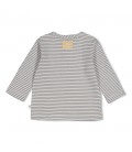 Feetje Longsleeve rib met streep - Breakfast Buddy