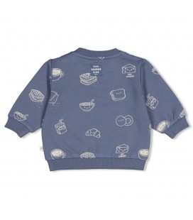 Feetje Sweater AOP - Breakfast Buddy