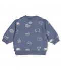 Feetje Sweater AOP - Breakfast Buddy