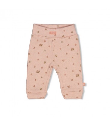 Feetje Broek pointelle rib AOP - Fall in Love