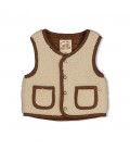 Feetje Omkeerbaar teddy gilet - Tiny Timber Tales