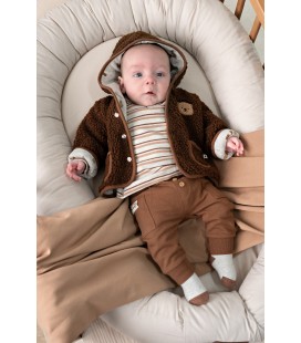 Feetje Omkeerbaar teddy jasje met capuchon - Tiny Timber Tales
