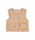 Feetje Omkeerbaar fake fur gilet - Forest Garden