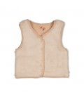 Feetje Omkeerbaar fake fur gilet - Forest Garden