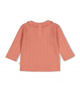 Feetje Longsleeve pointelle rib - Forest Garden