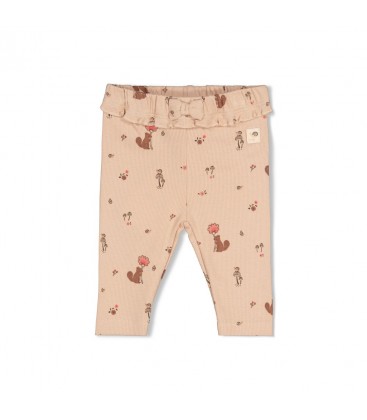 Feetje Legging rib AOP - Forest Garden
