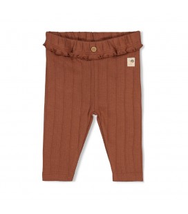 Feetje Legging pointelle rib - Forest Garden
