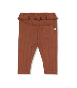 Feetje Legging pointelle rib - Forest Garden