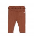 Feetje Legging pointelle rib - Forest Garden