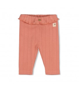 Feetje Legging pointelle rib - Forest Garden