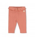 Feetje Legging pointelle rib - Forest Garden