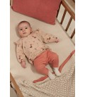 Feetje Legging pointelle rib - Forest Garden
