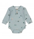 Feetje Romper rib AOP - Beep Beep
