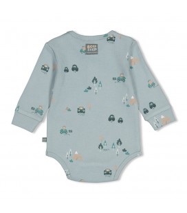 Feetje Romper rib AOP - Beep Beep
