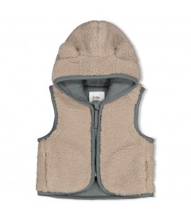 Feetje Teddy bodywarmer met capuchon - Beep Beep