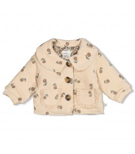 Feetje Jasje velours rib met borduursels - Lucky Bloombird