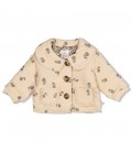 Feetje Jasje velours rib met borduursels - Lucky Bloombird