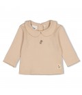 Feetje Longsleeve pointelle rib - Lucky Bloombird