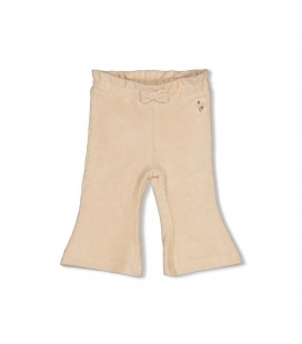 Feetje Flare broek velours rib - Lucky Bloombird