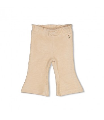 Feetje Flare broek velours rib - Lucky Bloombird