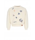 Konono soft furry sweater with embro