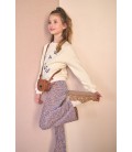 Konono soft furry sweater with embro