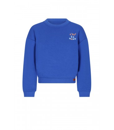 Konono soft furry sweater with embro