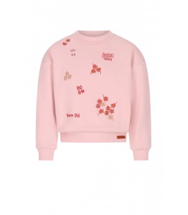 Konono soft furry sweater with embro