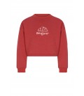Kuya soft furry cropped sweater Croissant print