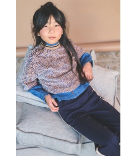 Kaily Oversized Animal AOP Top