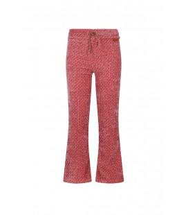 Sady AOP Flared Velvet Jersey Pants