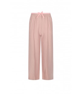 Sarah Pinstripe Pants with contrast waistband