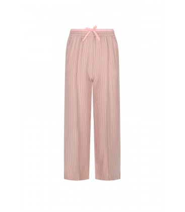 Sarah Pinstripe Pants with contrast waistband