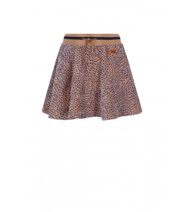 Nacey Flared Velvet AOP skirt